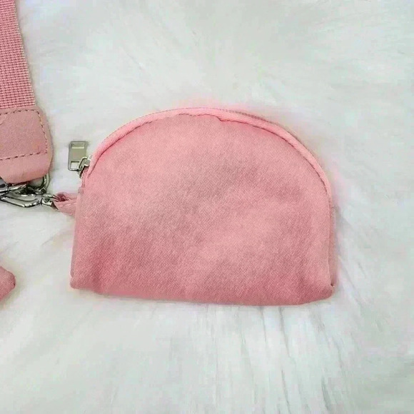 Pink Dream Bundle Dual Power pouch Wristlet w/ Pink Floral Band for Apple Watch - Picture 5 of 10